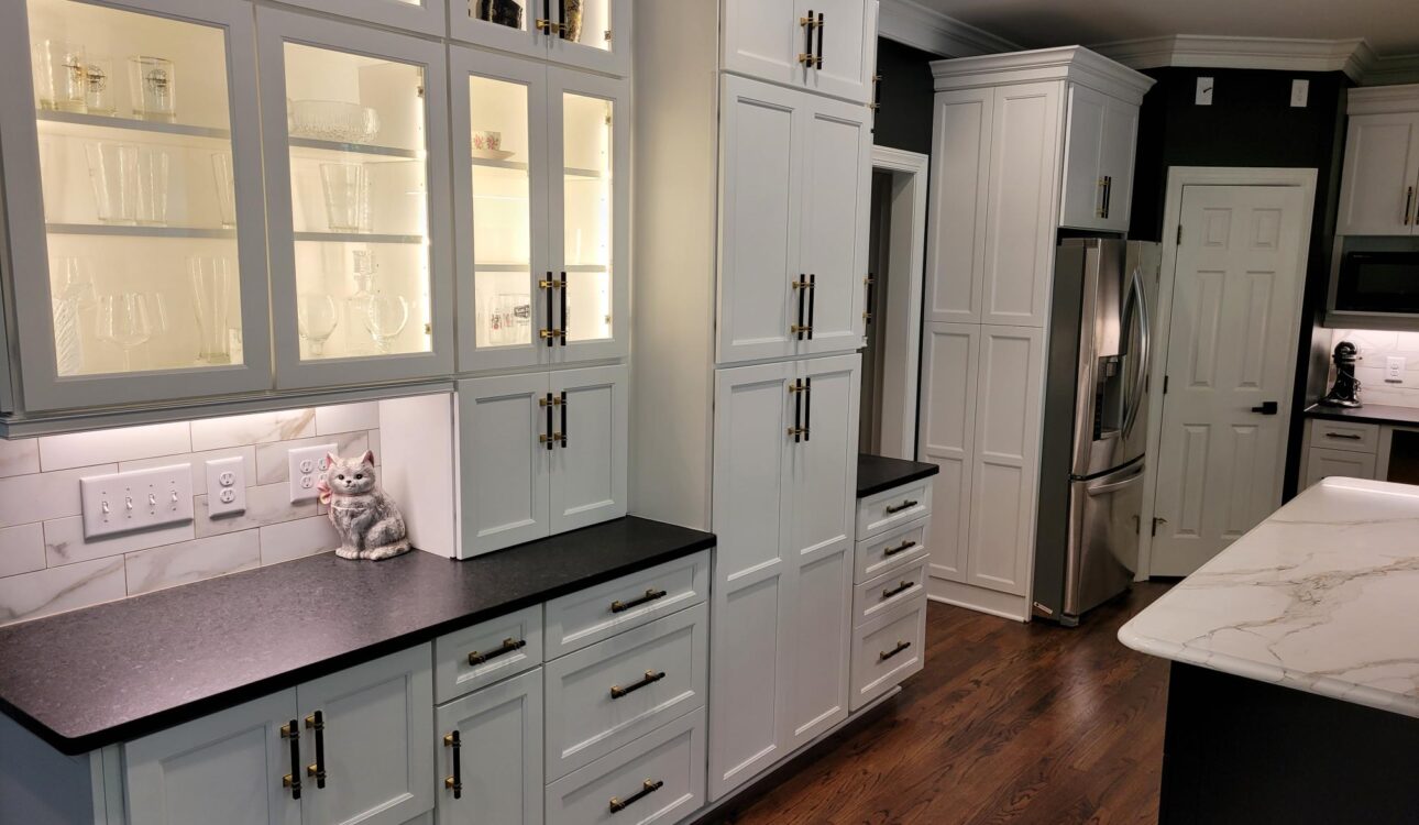 new cabinets in kitchen