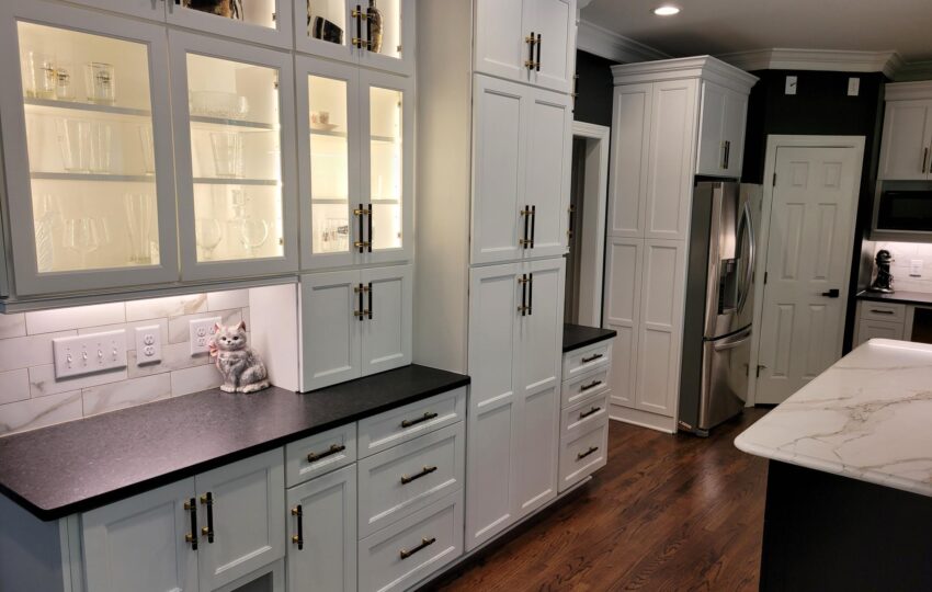 new cabinets in kitchen