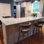 kitchen remodel with great storage and seating