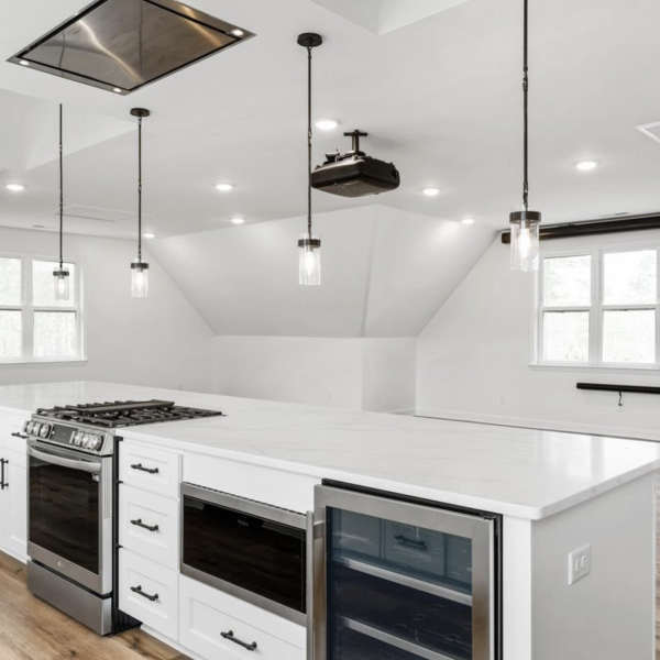 white with black accents